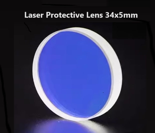 Laser Protective Lens 34x5mm - Pack of 10